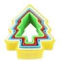 3 pacchetti da 5 pezzi per un totale di 15 formine per biscotti formine albero