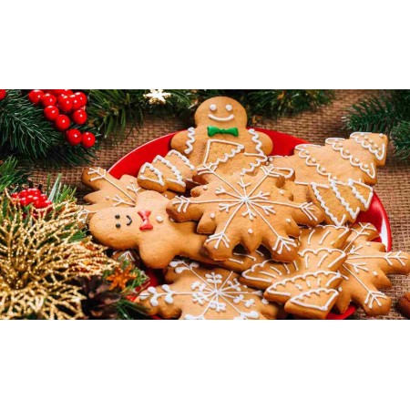 3 pacchetti da 5 pezzi per un totale di 15 formine per biscotti formine albero