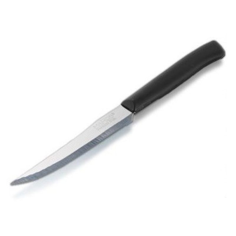 Hongu 2 pacchi da 6 coltelli da bistecca in acciaio neri posate 12p...
