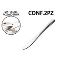 3 pacchi da 2 coltelli multiuso in acciaio inox posate cucina tavola