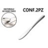 Hongu 3 pacchi da 2 coltelli multiuso in acciaio inox posate cucina...