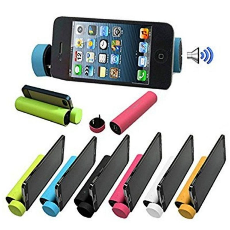 Powerbank A5 universale batteria esterna cassa integrata smartphone 5200mAh 3in1