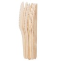 6 pacchetti da 10 coltelli ecologici in legno di Betulla posate cucina
