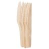 Hongu 6 pacchetti da 10 coltelli ecologici in legno di Betulla posa...