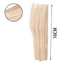 6 pacchetti da 10 coltelli ecologici in legno di Betulla posate cucina