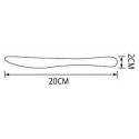 3 pacchi da 2 coltelli multiuso in acciaio inox posate cucina tavola