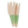 Hongu 8 pacchetti da 8 coltelli in legno di Betulla 64 pz posate cu...