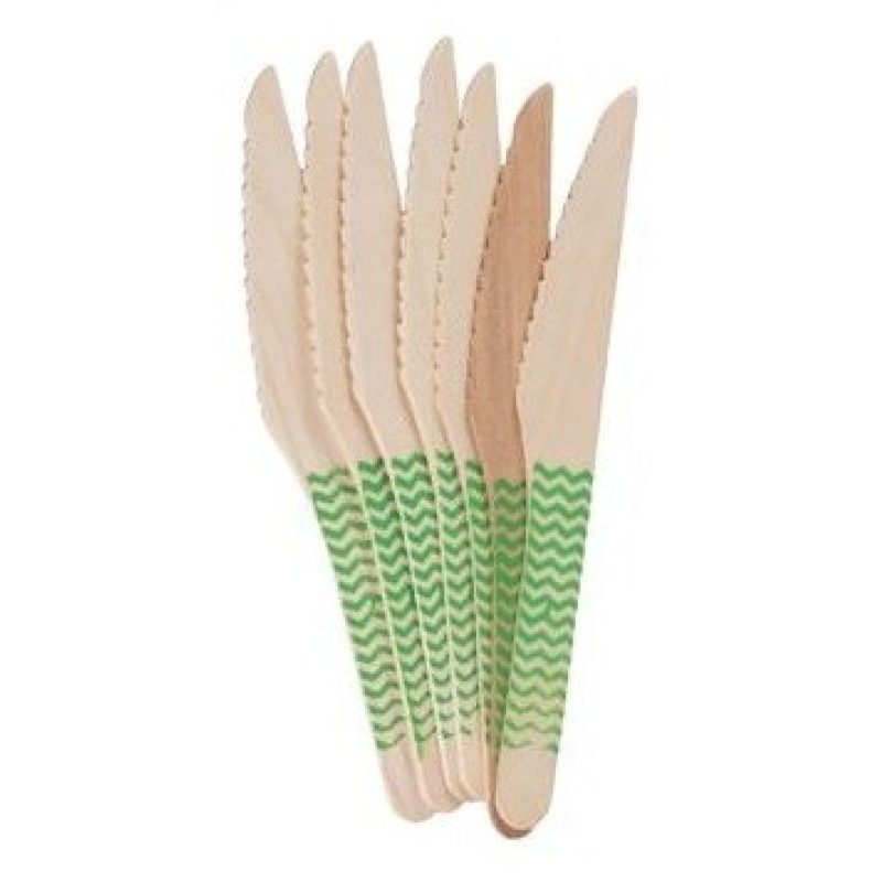 Hongu 8 pacchetti da 8 coltelli in legno di Betulla 64 pz posate cu...