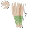 Hongu 8 pacchetti da 8 coltelli in legno di Betulla 64 pz posate cu...