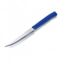 2 pacchi da 6 coltelli da bistecca in acciaio blu posate 12pz