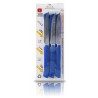 Hongu 2 pacchi da 6 coltelli da bistecca in acciaio blu posate 12pz...