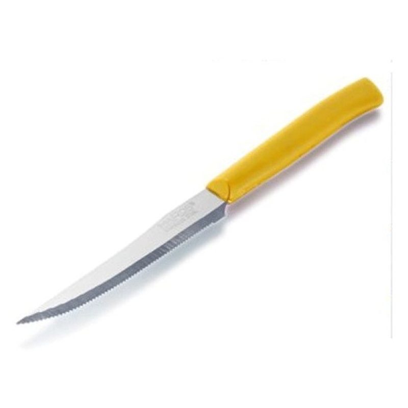 Hongu 2 pacchi da 6 coltelli da bistecca in acciaio giallo posate 1...