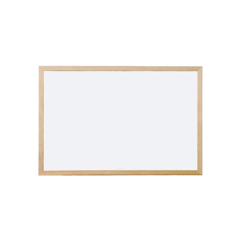 Lavagna Magnetica bianca cornice legno Lavagnetta Pennarello Ufficio Bambini