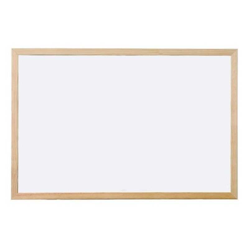 Generico Lavagna Magnetica bianca cornice legno Lavagnetta Pennarel...