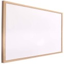 Lavagna Magnetica bianca cornice legno Lavagnetta Pennarello Ufficio Bambini