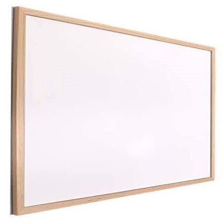 Lavagna Magnetica bianca cornice legno Lavagnetta Pennarello Ufficio Bambini