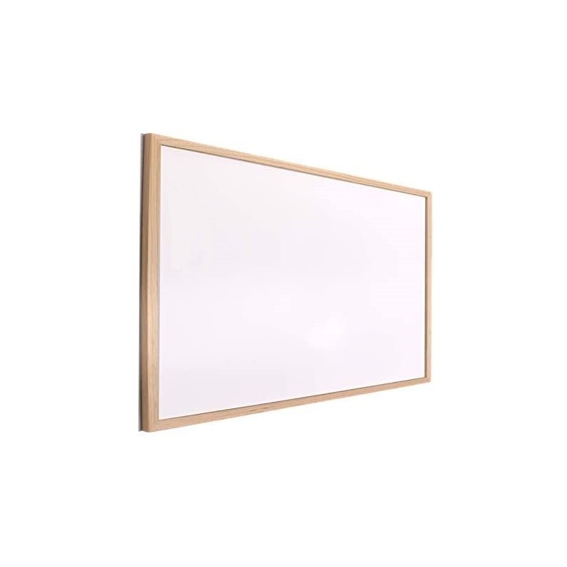 Generico Lavagna Magnetica bianca cornice legno Lavagnetta Pennarel...