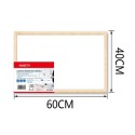 Lavagna Magnetica bianca cornice legno Lavagnetta Pennarello Ufficio Bambini