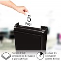 Distruggi Documenti Fellowes Frammenti P-25S  Fogli Casa Ufficio Taglia Lavoro