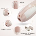 Kit pedicure manicure con 6 punte itercambiabili da viaggio broadcare unghie