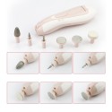 Kit pedicure manicure con 6 punte itercambiabili da viaggio broadcare unghie