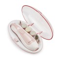 Kit pedicure manicure con 6 punte itercambiabili da viaggio broadcare unghie