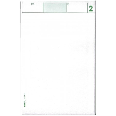 20 Blocco Comande 25 x 2 Copie Autoricalcante Edipro E5913 Blocchi Fogli Ufficio