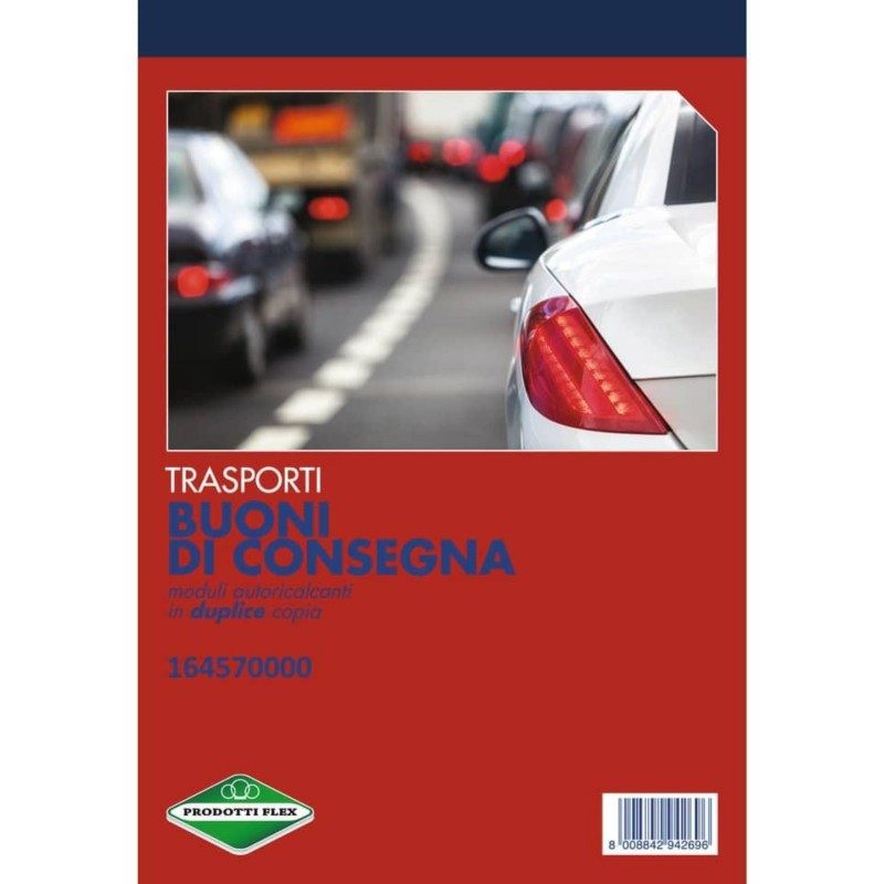 Generico 5 Blocchi Buoni di Consegna 50 Moduli Duplice copia Autori...