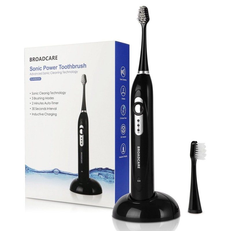 Broadcare EUAI2030 spazzolino elettrico 31000 VPM ricaricabile tecnologia sonica