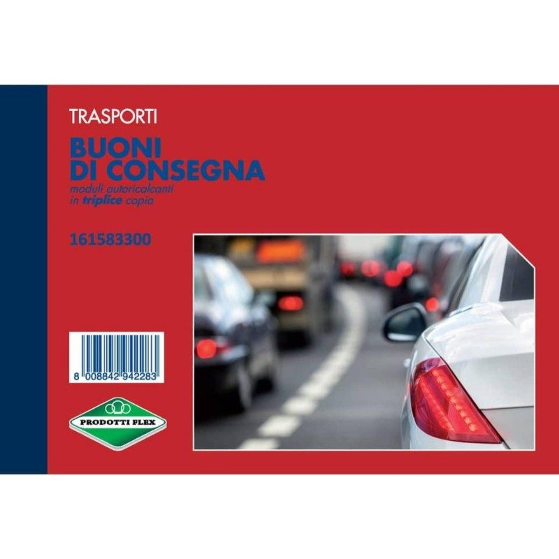 Generico 5 Blocco Buoni di Consegna 33 Moduli Triplice copia Autori...