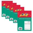 5 Blocchi Documenti di Trasporti 50 Moduli Duplice copia Autoricalcanti Ufficio