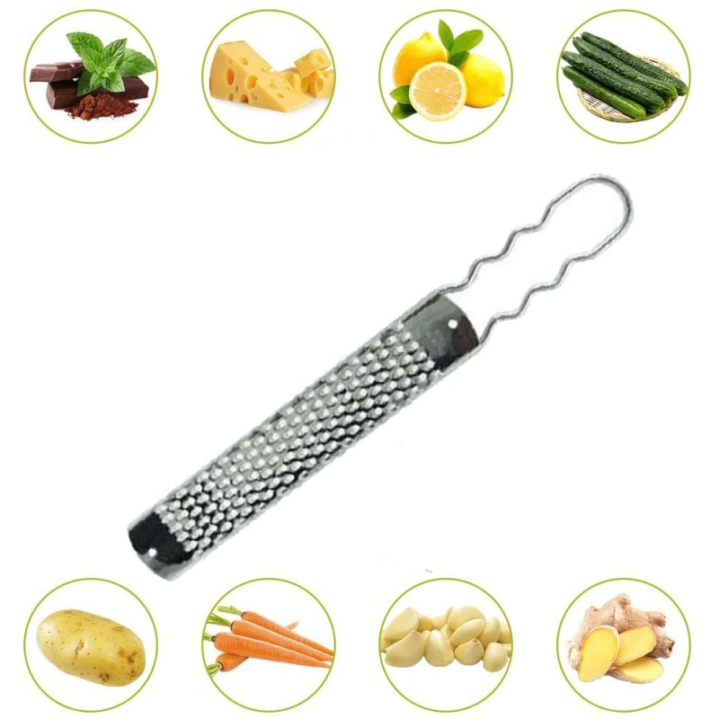 WeHome Grattugia del Cuoco Acciaio Inox Formaggio Verdura Grattugie...
