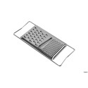 Grattugia Minerva Acciaio Inox Formaggio Verdura Doppia Accessori Multiuso