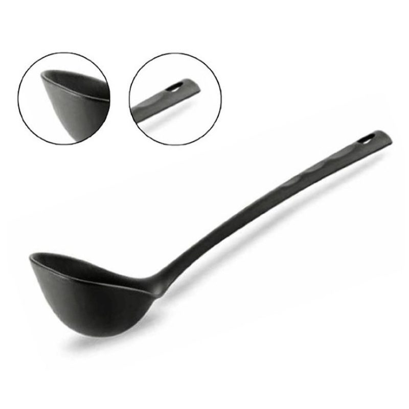 Hongu Kit Utensili Cucina Nylon Set Mestoli Palette Accessori 7 pez...