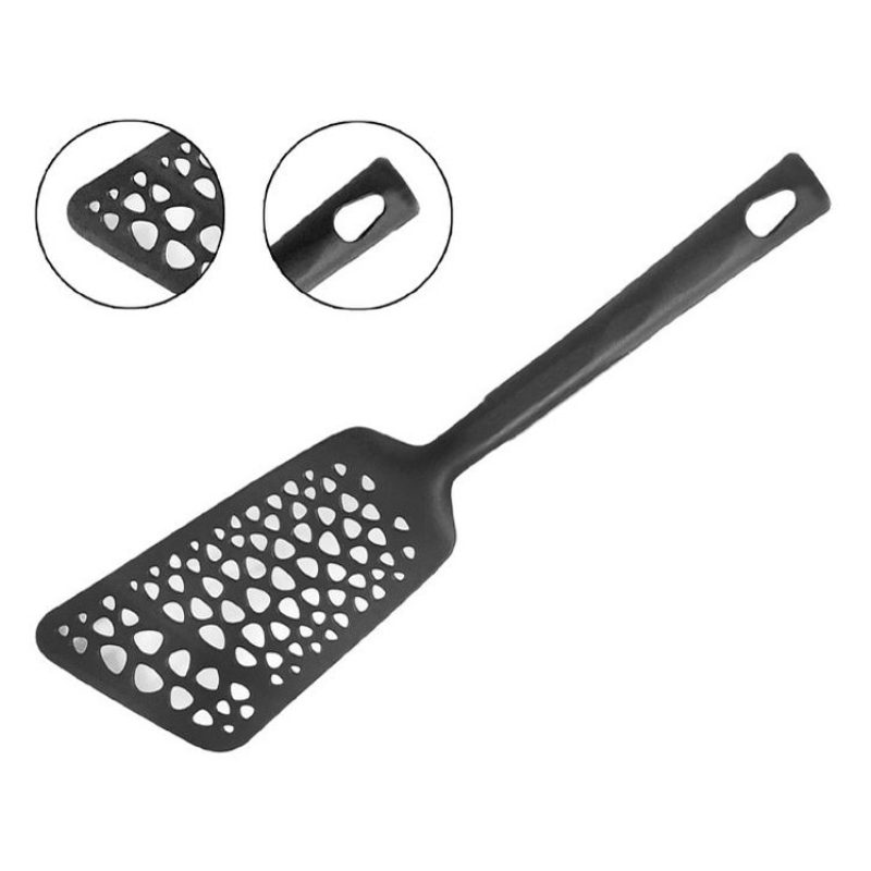 Hongu Kit Utensili Cucina Nylon Set Mestoli Palette Accessori 7 pez...