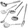 Hongu Kit Utensili Cucina Acciaio inox Set Mestoli Palette Accessor...