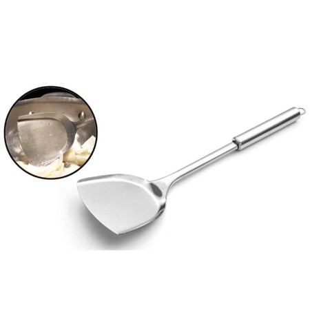 Kit Utensili Cucina Acciaio inox Set Mestoli Palette Accessori 7 pezzi Spatole