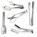 Kit Utensili Cucina Acciaio Set Pinze Accessori 5 pezzi Pinza Arrosto Multiuso