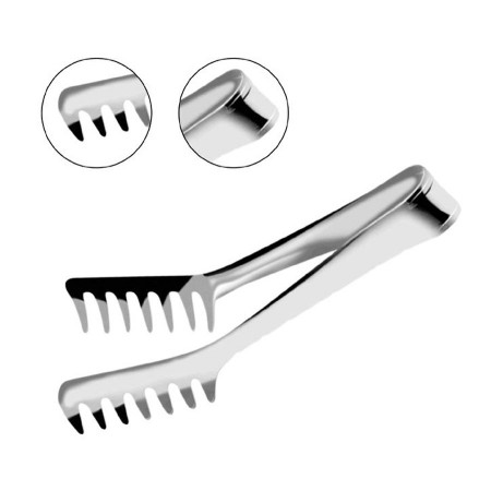 Kit Utensili Cucina Acciaio Set Pinze Accessori 5 pezzi Pinza Arrosto Multiuso