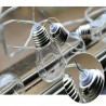 CATENA LUMINOSA LED SOLARE ESTERNO 10 BULBI LAMPADINA TRASPARENTE C...