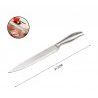Hongu Coltello da cucina in Acciaio Manico Legno Utensili Posate Ma...