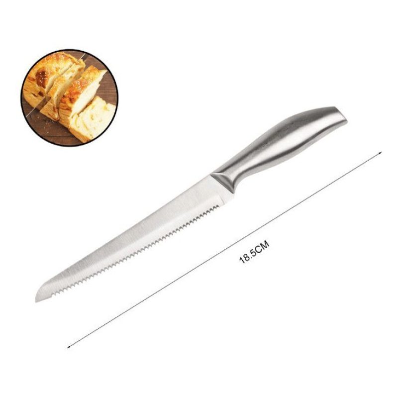 Hongu Coltello da cucina in Acciaio Manico Legno Utensili Posate Ma...