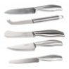 Hongu Set 5x Coltelli da cucina Acciaio inox kit Utensili Posate Mu...