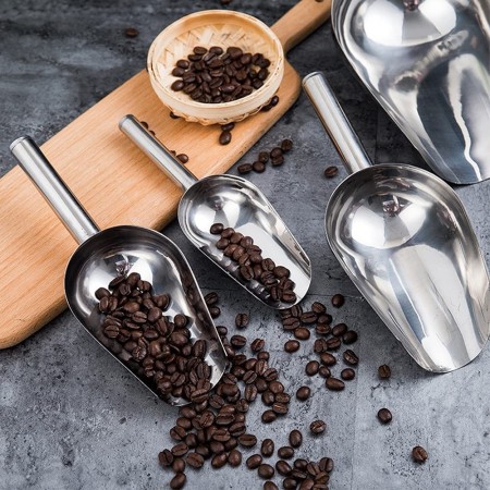Set 3X Paletta per ghiaccio Kit Dosatore Multiuso Acciaio Alimenti Cucina Pala