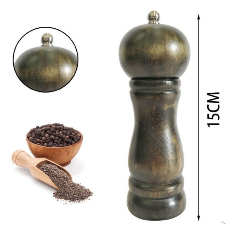 Hongu Macina Pepe e Sale Trita Spezie Cucina Macinino Cucina Manual...
