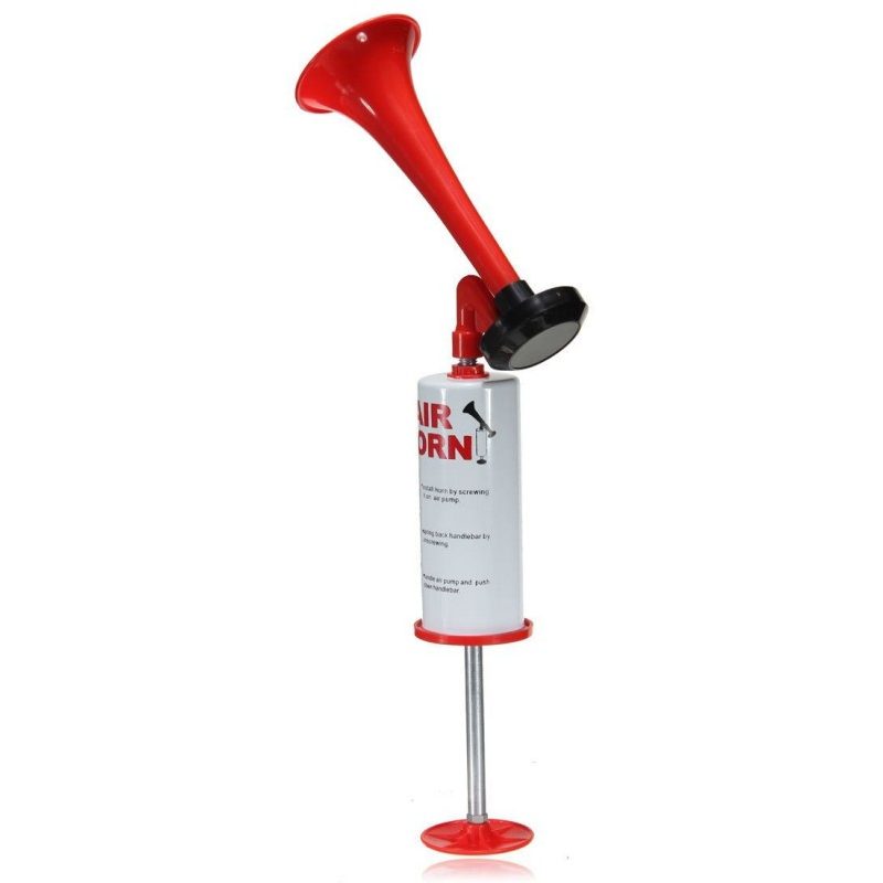 Corno manuale da stadio ad aria air horn tromba a mano con pompa eventi sportivi