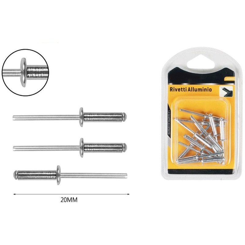 Hongu 120 Rivetti a strappo in Alluminio Fiore Ferramenta Cantiere ...