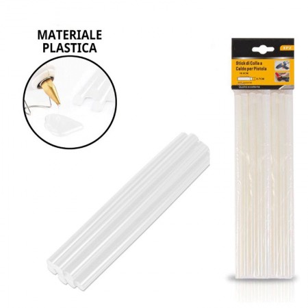 48 Stick Colla Pistola a caldo pezzi Bastoncini Trasparente Adesivo Fai Da Te