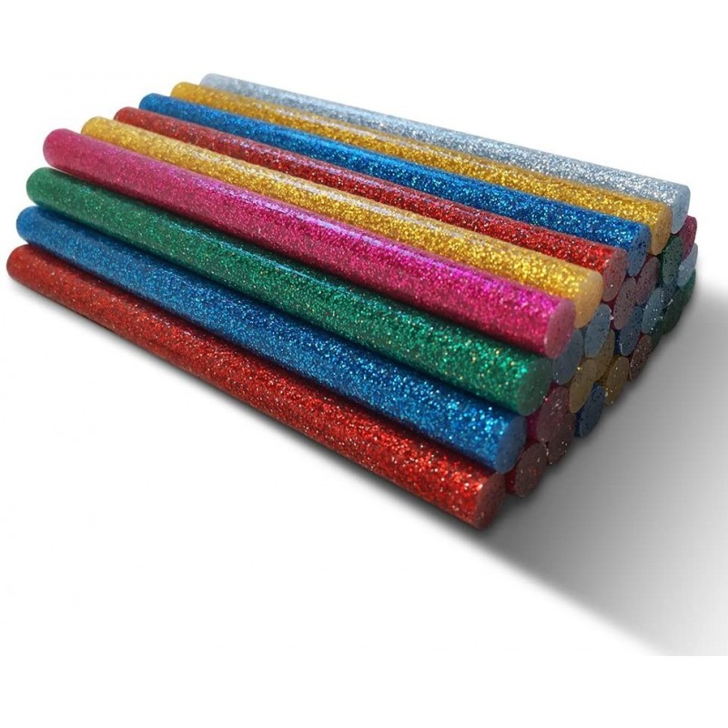 30 pz Stick Colla Pistola a caldo Bastoncini colorata nera Bricolage Fai da te