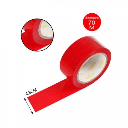 6x Rotoli Nastro Adesivo Colorato Nero Blu Rosso Imballaggi Multiuso rotolo